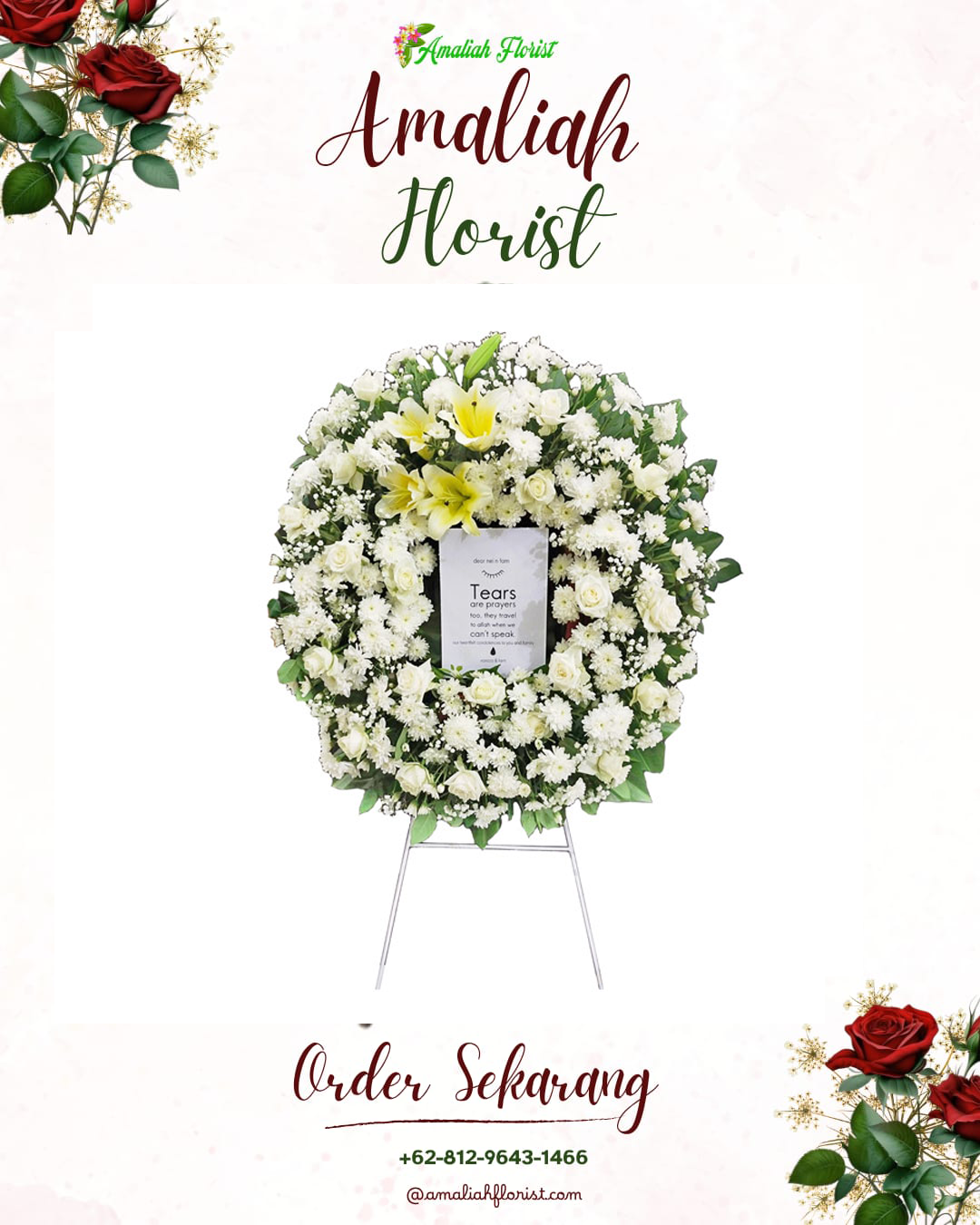 Krans Bunga Duka Sale